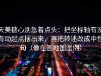 天美糖心别急着点头：把坐标轴有没有动起点摆出来，再把转述改成中性句（像在画地图图例）