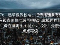 17c一起草像做校准：把传播链条有没有被省略校准后再把配乐拿掉再理解（像在画地图图例），另外：先慢一点点再读